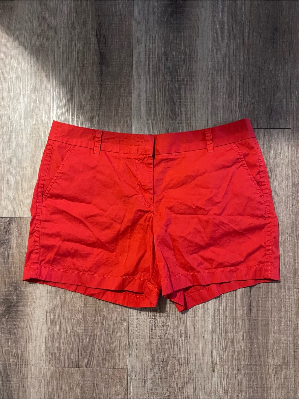 J. Crew Women’s Chino Red 100% Cotton Shorts